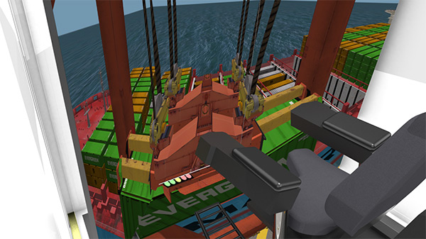 Crane Simulator HD Screens